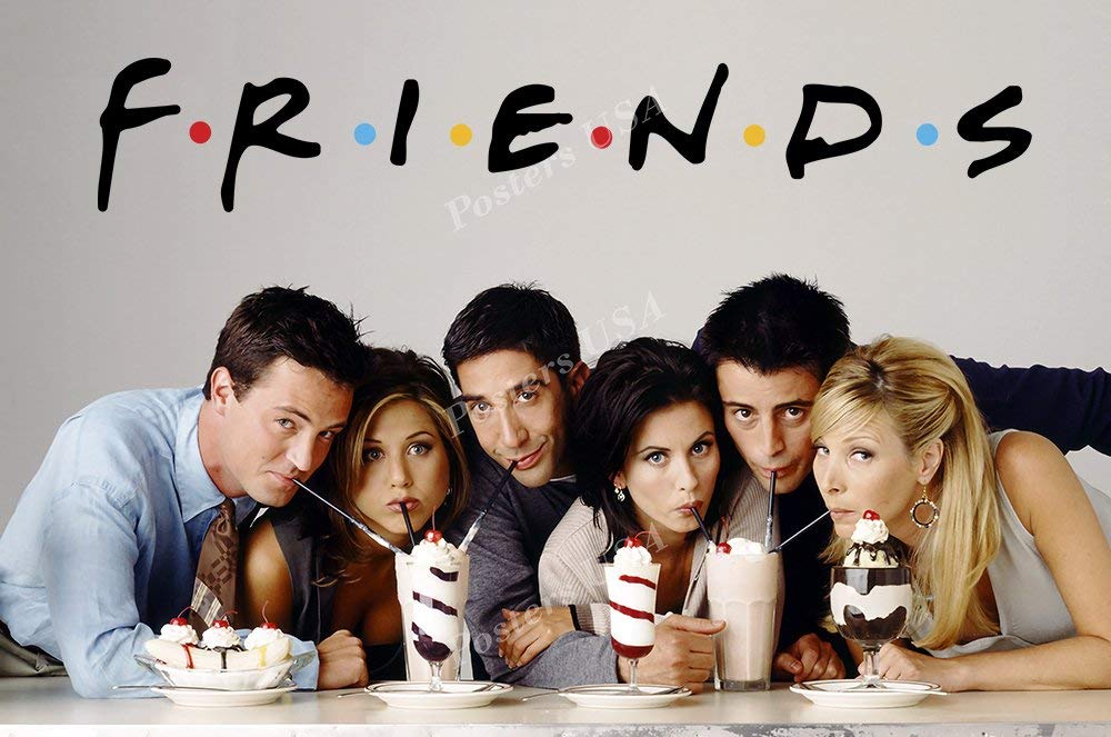 Posters USA - Friends TV Series Show Poster GLOSSY FINISH - TVS099 (24" x 36" (61cm x 91.5cm))