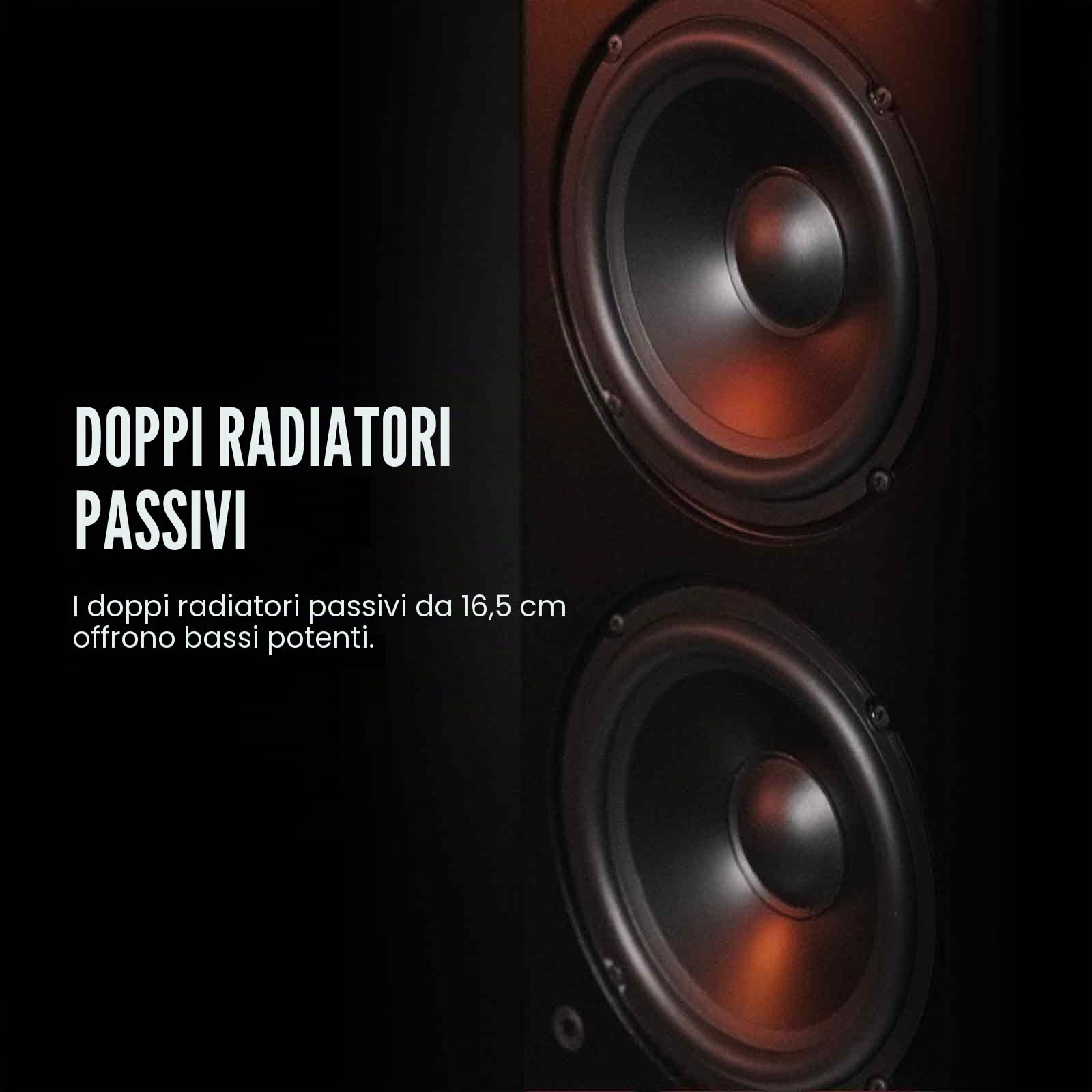 Polk Audio T50 - Altoparlante da Pavimento, 4 Vie, Colore Nero