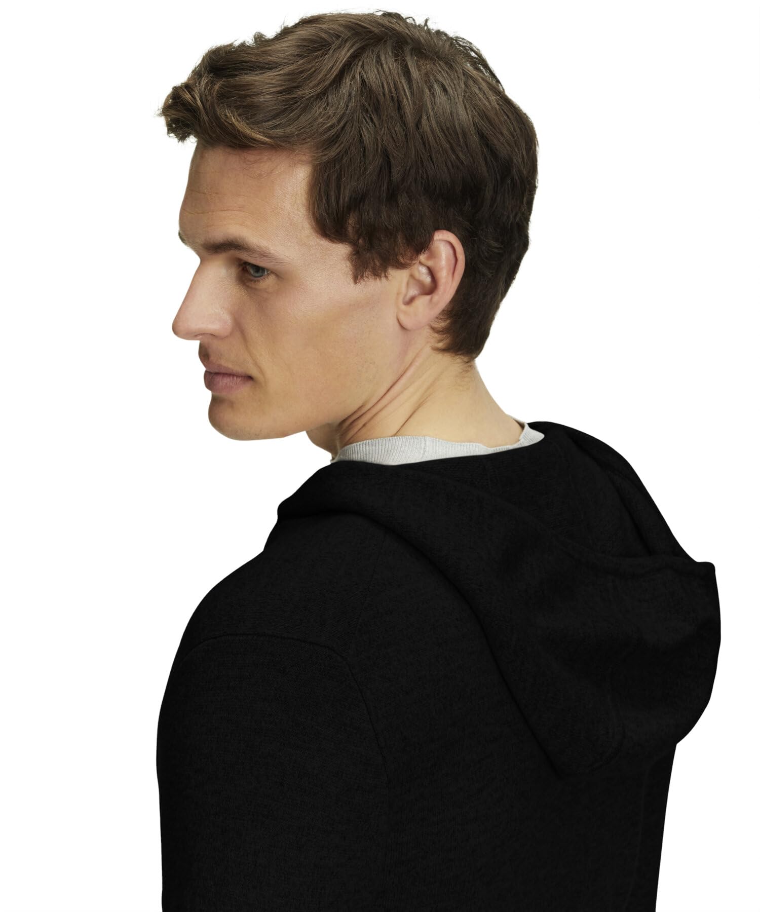 FALKE Herren Luxury Hooded Zip Jacket Kapuzenpullover hochwertig lässig