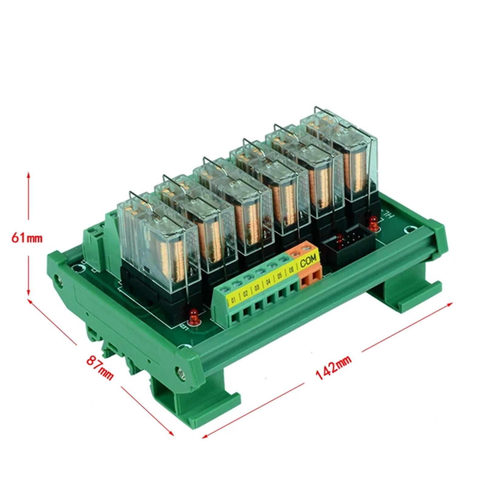 Moduł przekaźnikowy 12V 2NO 2NC Przełącznik elektroniczny 6 kanałów 2
