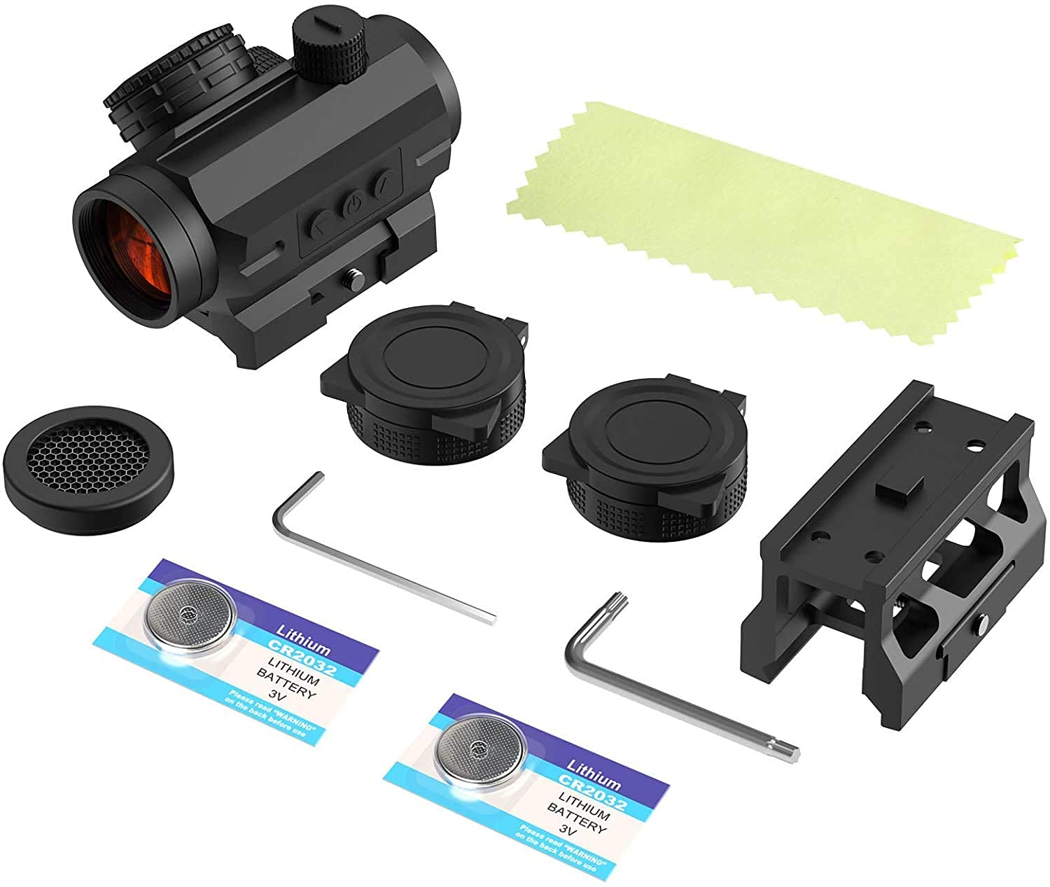 Feyachi V30 2MOA kolimator kolimatorowy automatyczne włączanie i wyłączanie 1x20mm kompaktowy kolimator kolimatorowy, odchylane osłony obiektywu