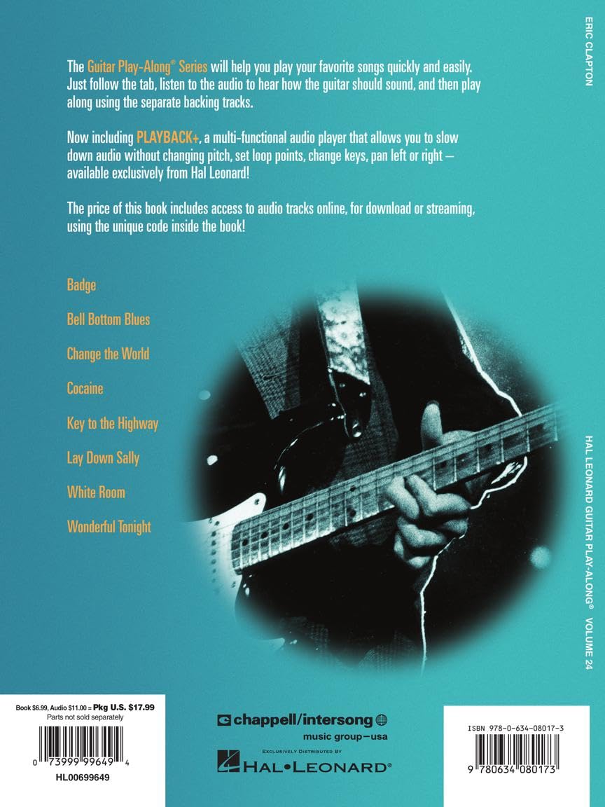 Eric clapton guitare +cd