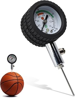 Cyrank Portable Ball Pressure Gauge for Basketball, Soccer Ball