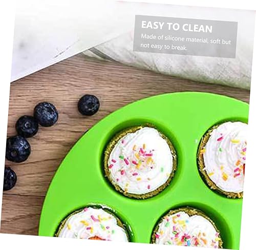 Miniatura 6 de MAGICLULU 2pcs Silicone Cake Cup Pastry Molds Silicone Baking Cups Muffin Pudding Cups Silicone Muffin Cups Muffin Cake Cups Airfryer Cheesecake Pan