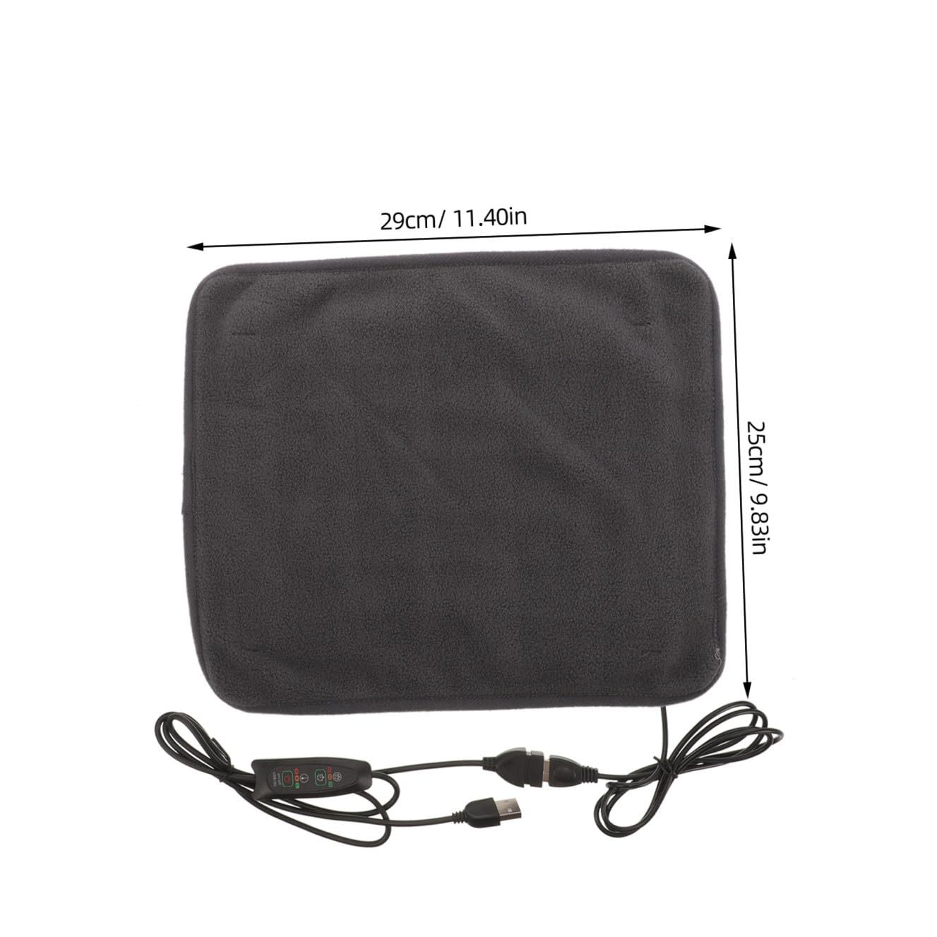 Toyvian Tapis Chauffant USB pour Chats et Chiens, Réglable, Polyester