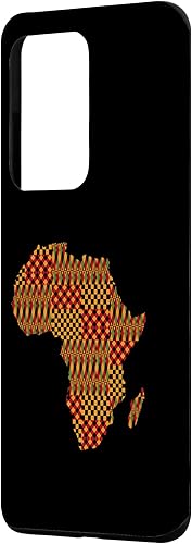 Miniatura 2 de Funda para Galaxy S20 Ultra Kente African Pride con diseño étnico tradicional de mapa de África