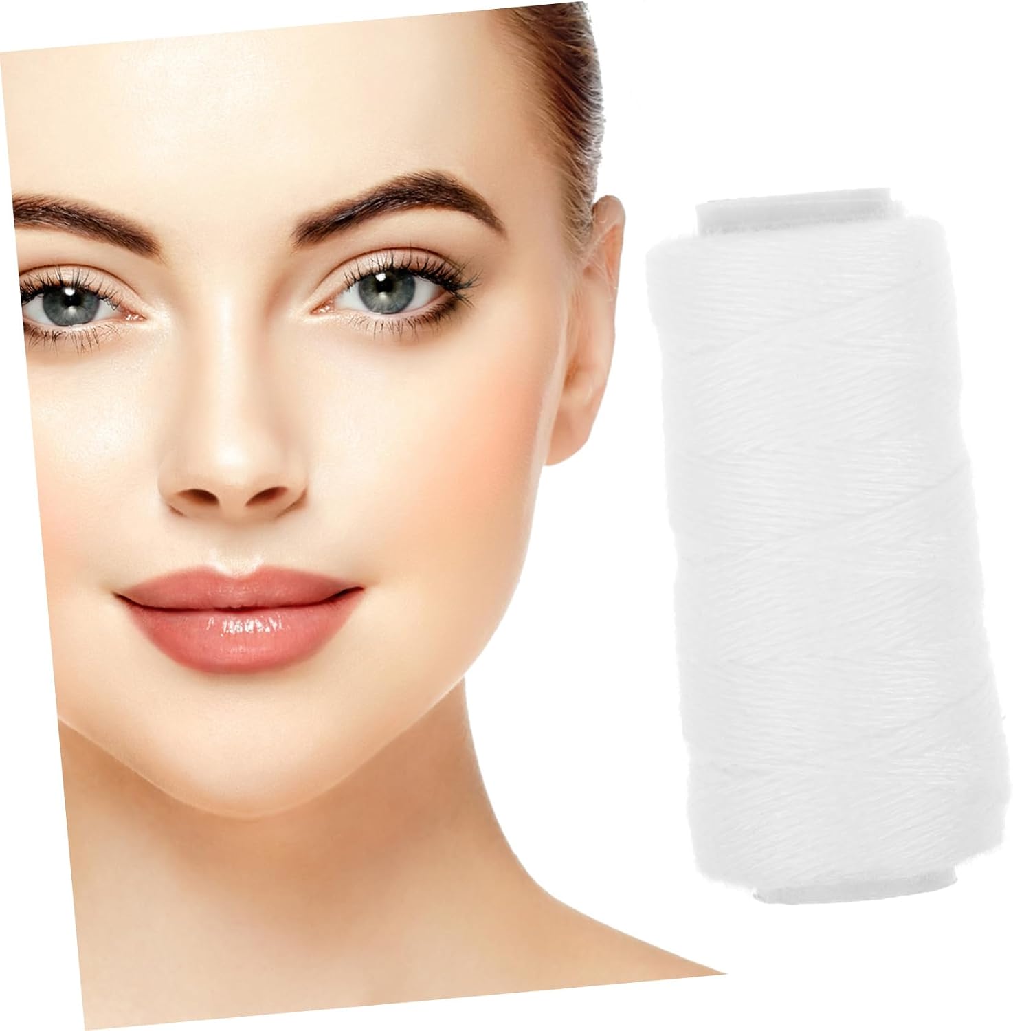 Outanaya Threading Thread for Hair Epilator Facial Hair Trimmer Thread Cotton for Facial Removal