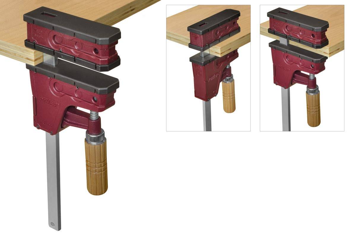 Piher Lot de 4 serre-joints parallèles PRL Longueur de travail 80 cm