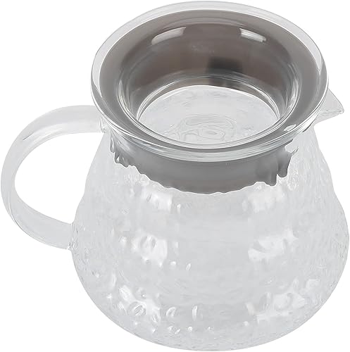 Jarra de café, 30020.3 fl oz de vidrio de borosilicato transparente, jarra de café, servidor de café para verter sobre café y té, cafetera (10.1 fl