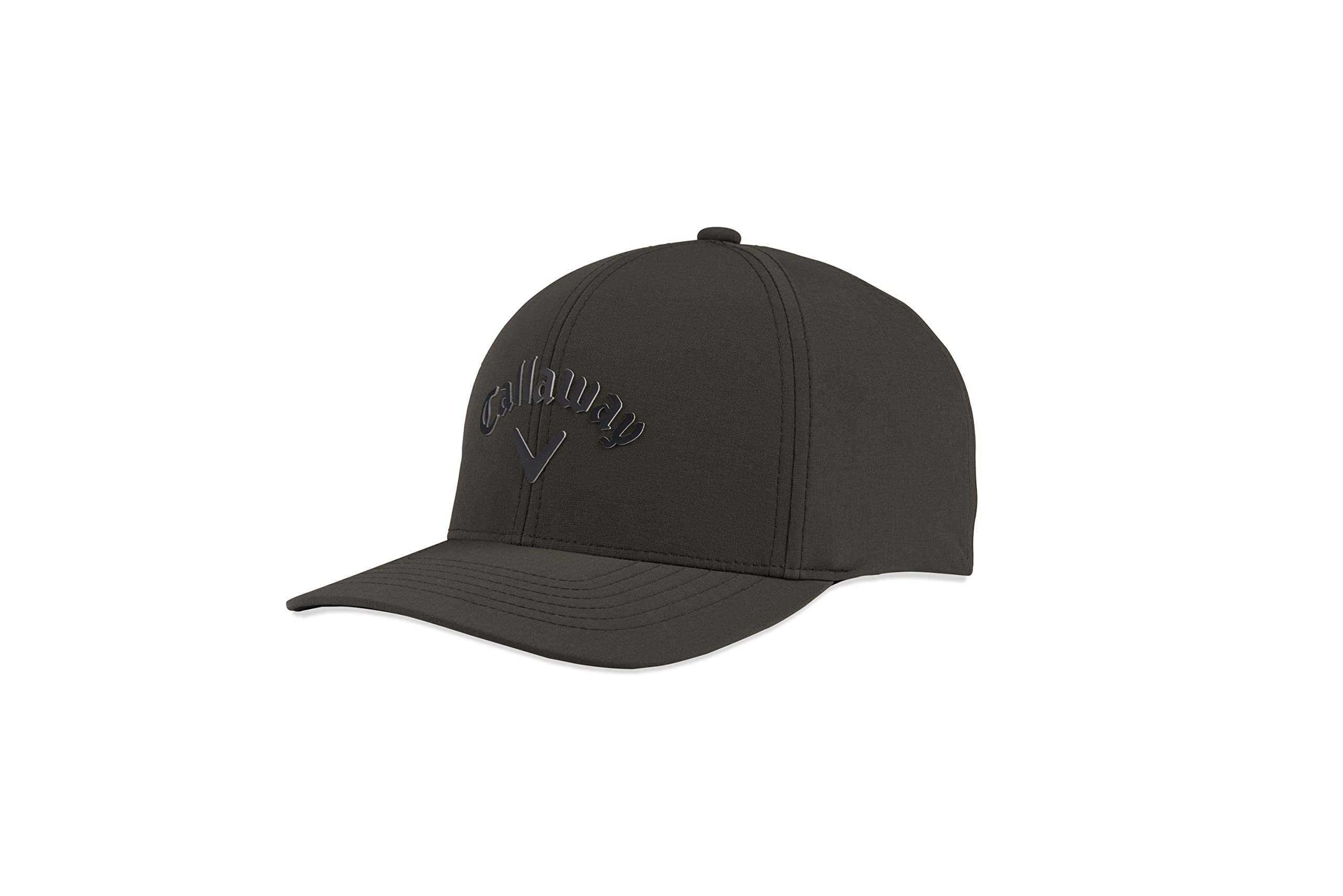 Golf Stretch Fitted Hat (Black, New, Small-Medium)