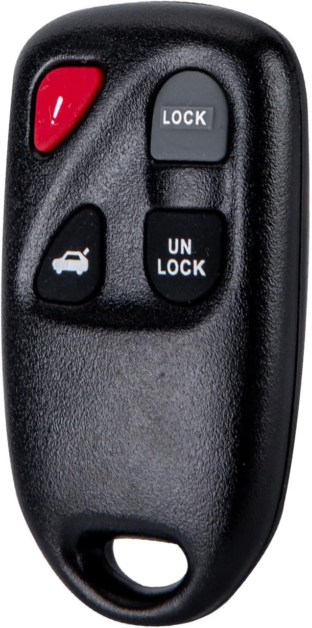 Car Key Fob 4 BTN Replacment for 2003-2005 Mazzda 6 KPU41805 4238A-12076 (2)
