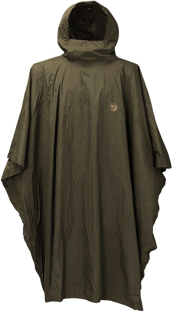 Fjällräven Poncho impermeable y unisex para adultos en color verde 3