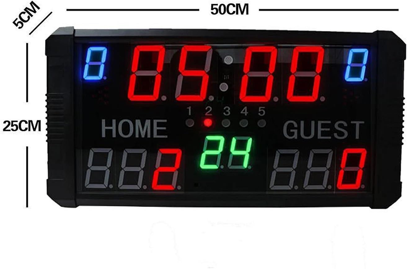 スポーツタイマー 屋内ポータブル多機能バスケットボールスコアボード