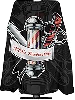 Vista 12 de Capa de peluquero personalizada, Capa de salón para corte de pelo personalizada para hombres
