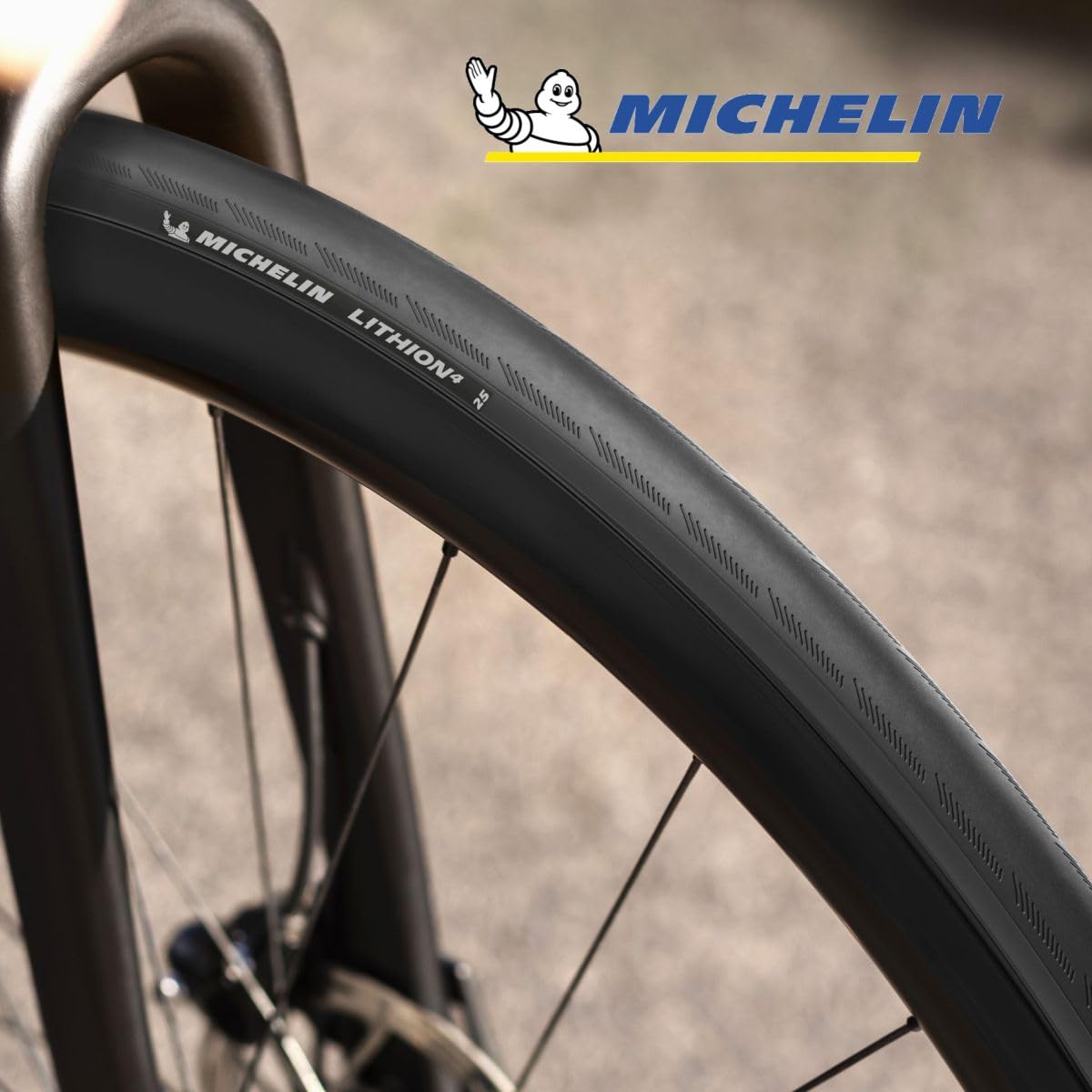 MICHELIN - Lot de 2 Pneus Route Lithion 4 Performance Line 700C TS - Black ou Classic