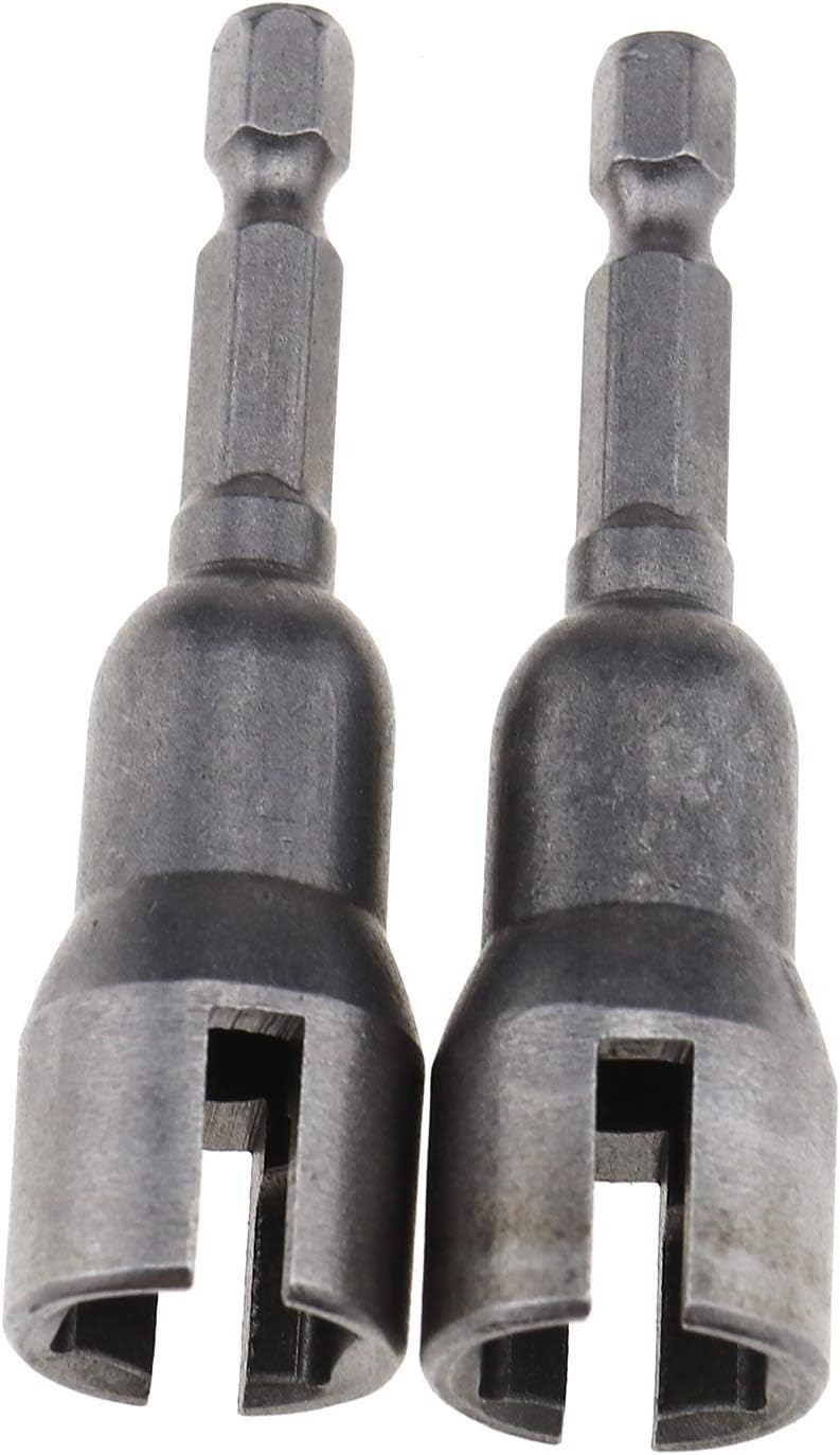 Create idea 2pcs Wing Nut Drill Bit Socket Tool,1/4" Hex