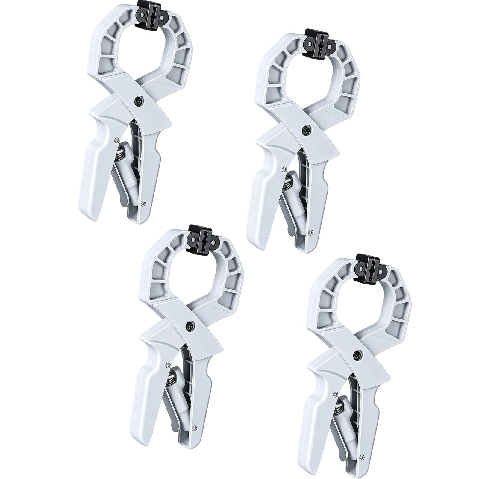 Multipurpose Spring Clamps Strong Quickly Release Clip for Woodworking Crafting and Household Fixing Tasks Ergonomic Handle Clamp