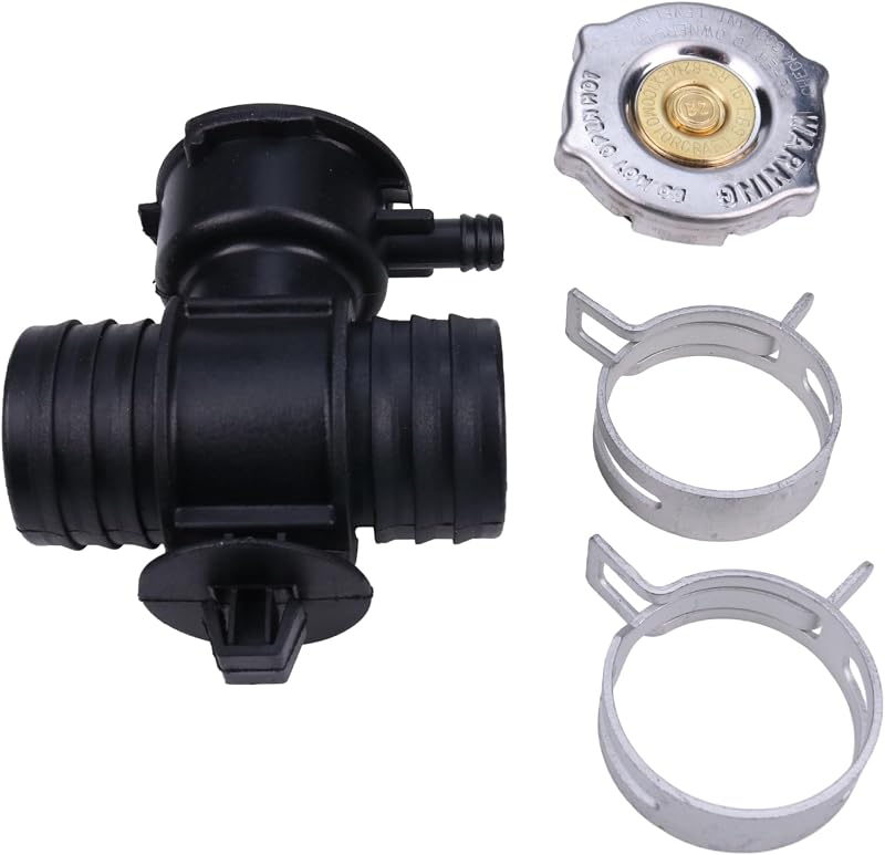 Kit Gargalo de Abastecimento do Radiador com Tampa ZTUOAUMA para Chrysler Dodge Jeep 2.4L 3.7L 4.0L – 4 peças