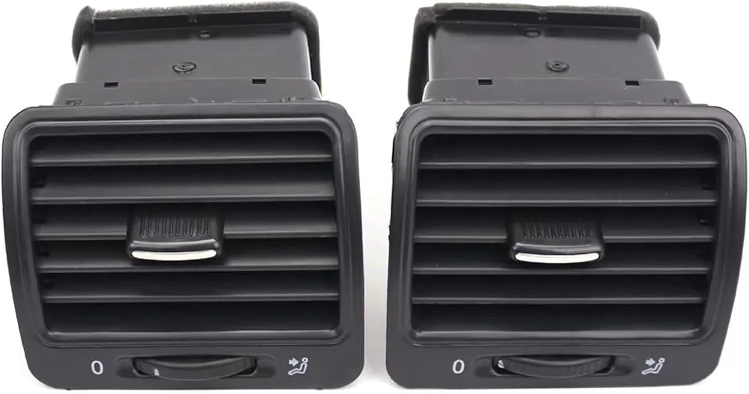 Compatible With VW Jetta MK5 Golf 5 Rabbit Black Dash Board Car Accessories Air Outlet Vent 1K0819728 1K0819703 1K0819704 1K0819203(Middle-B)