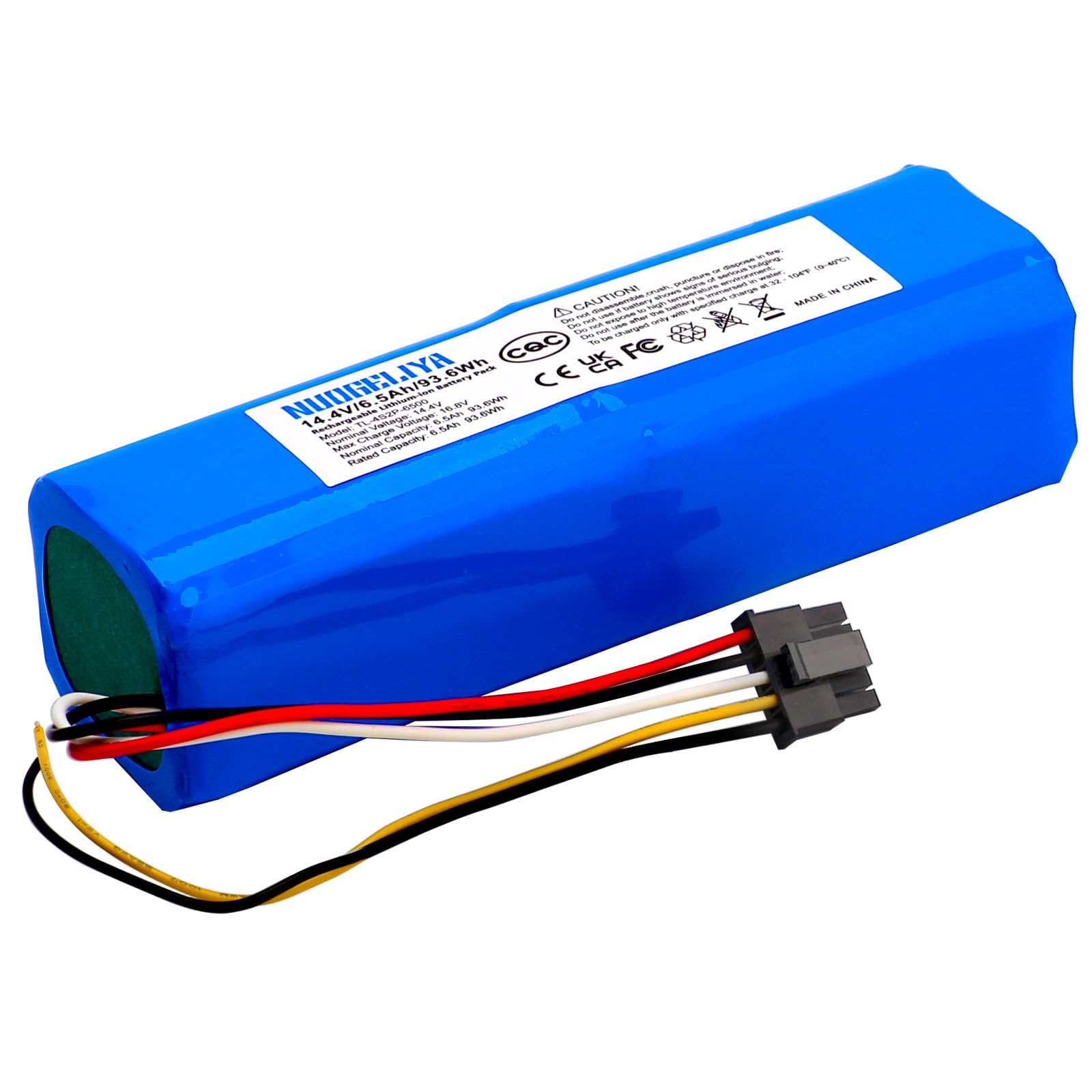 NUOGELIYA Para Conga 4090 4490 4690 4590 robot aspirador 14.4V 6500mAh batería de repuesto