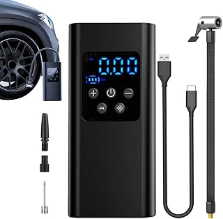 Tire Inflator Portable Air Compressor, Tire Inflator Portable Air | Sladdlös cykel luftpump för bil, motorcykel, cykeldäck, boll, uppblåsbar madrass, poolleksaker,