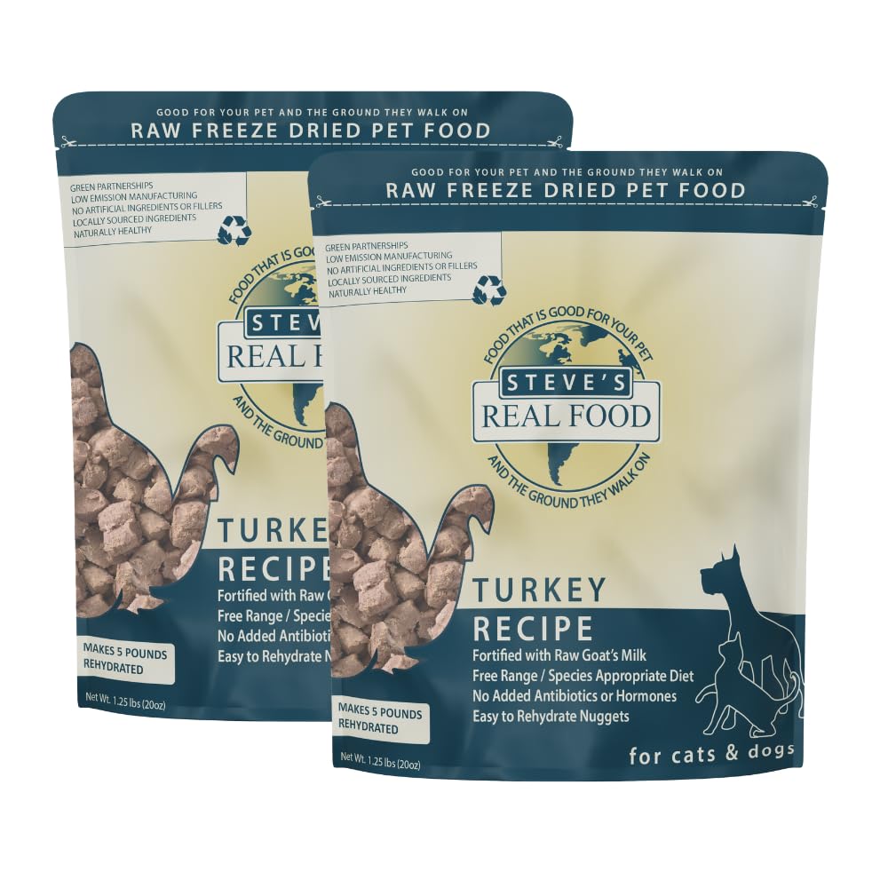 Steve's Real Food Freeze-Dried Raw Dog Food Nuggets