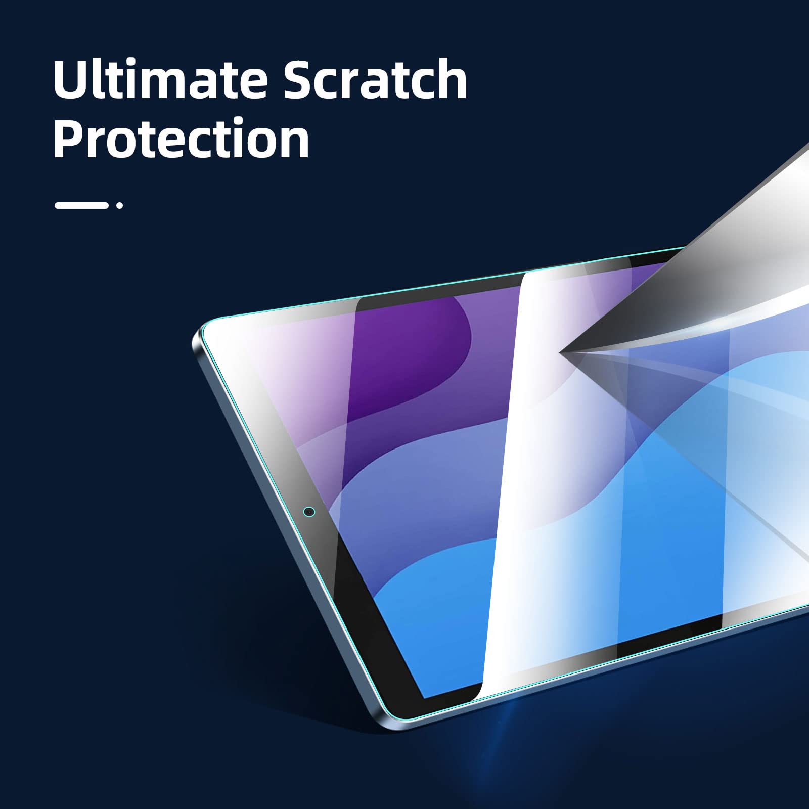 NEW'C Pellicola Protettiva per Lenovo Tab M10 HD 2ª generazione 10,1 Pollici Vetro Temperato 9H 0,33mm