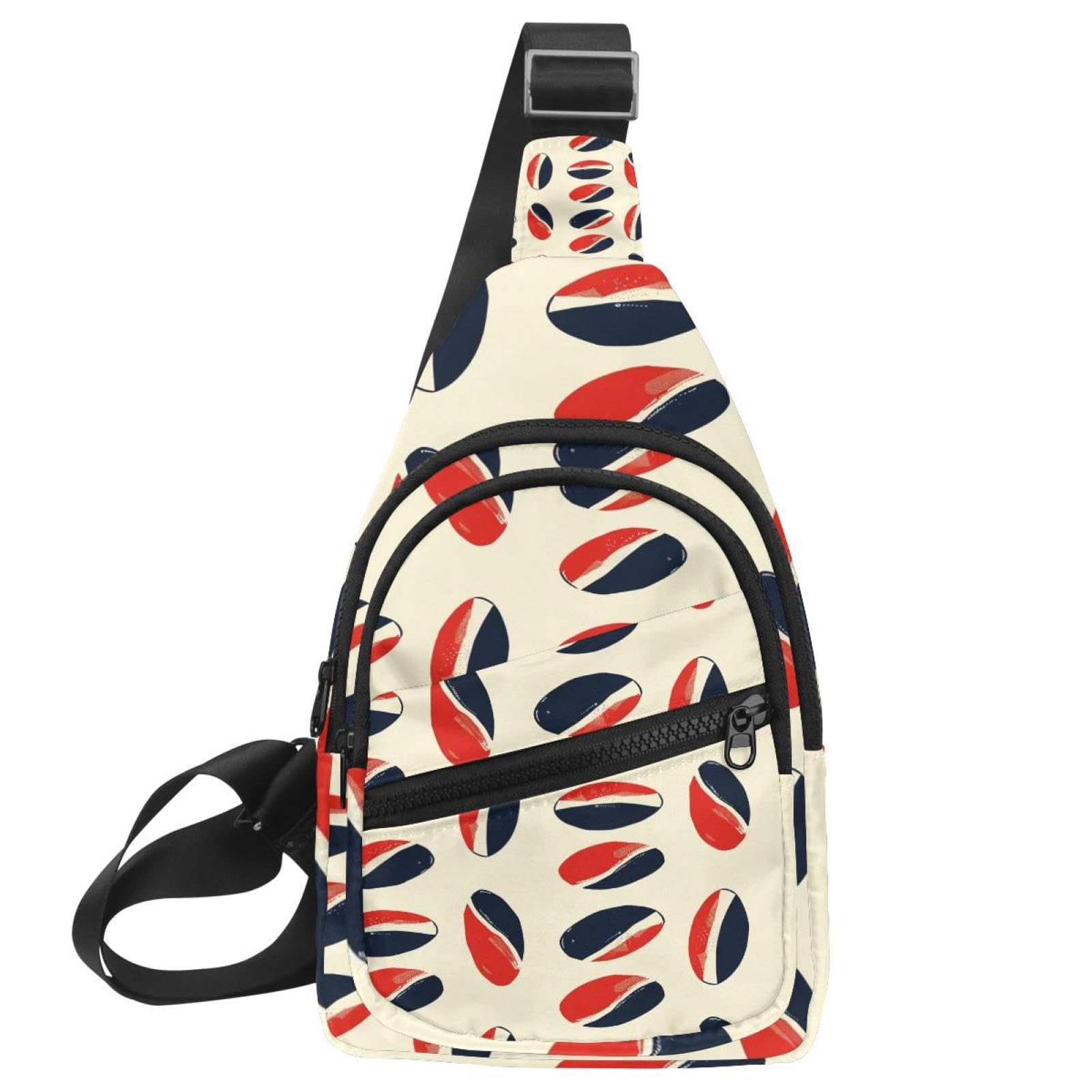 Mochila cruzada ajustable de rugby que libera tus manos al correr 7