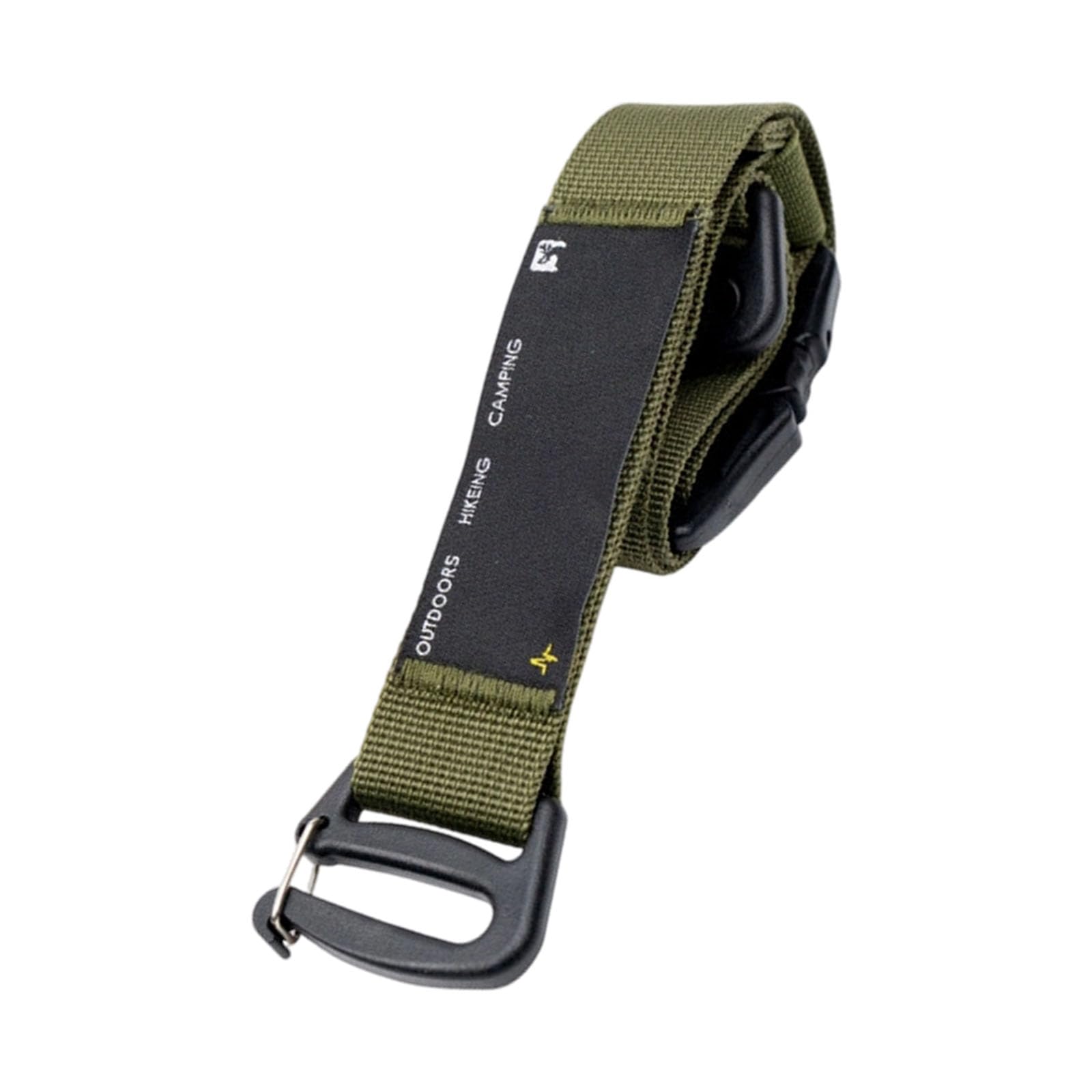 QIAOLIDA Regulable Webbing Carabiner Hook Backpacks Attachments Clip Triangular Hook for Outdoor Gears Accessories