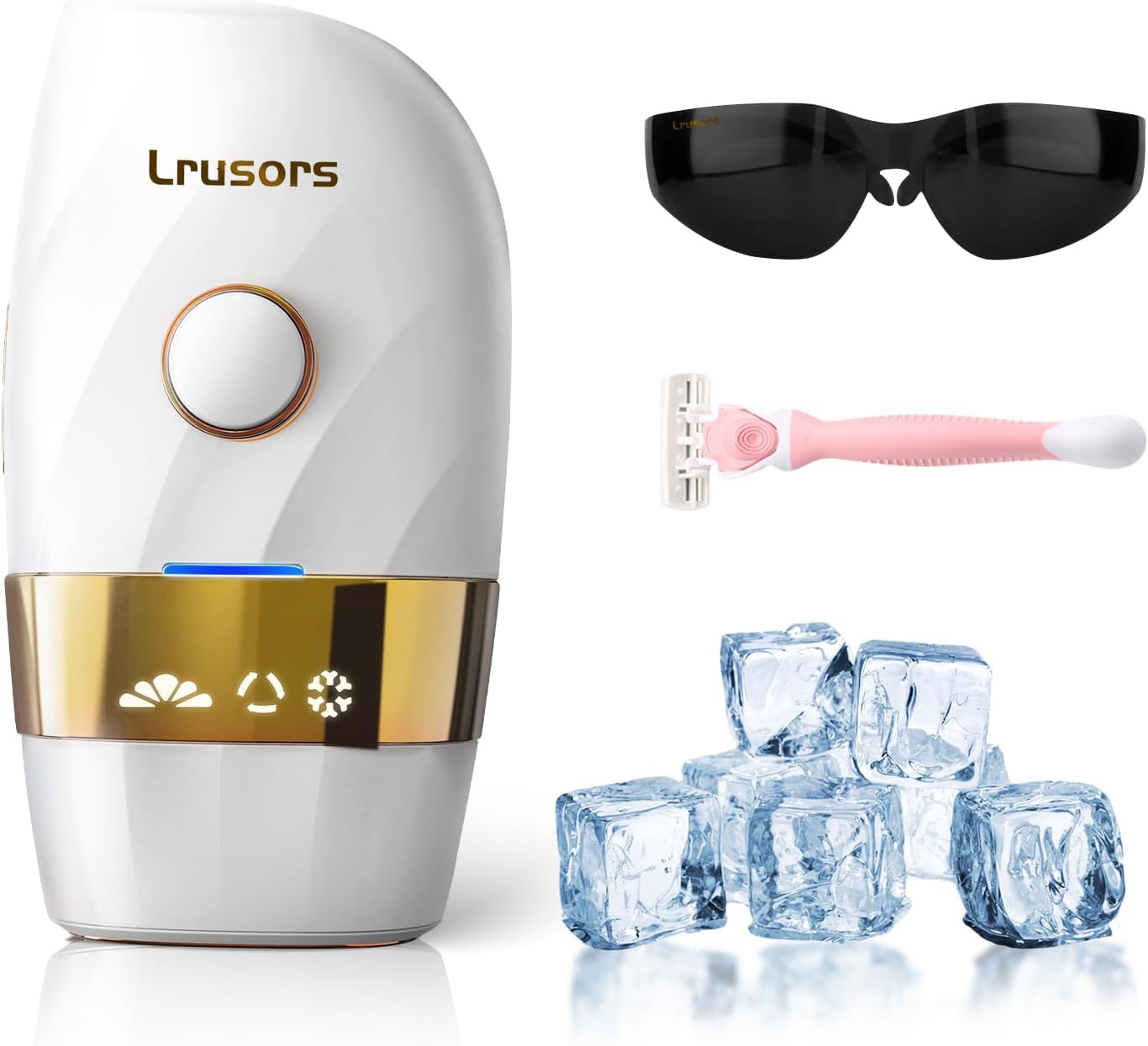 IPL Home Use Hair Removal Device,999,999 Flashes,Permanent Hair Removal for Men and Women, Painless Care Function, Long Lasting Hair Removal, Safe for Whole Body Use IPL Home Use Hair Removal Device,999,999 Flashes,Permanent Hair Removal for Men and Women, Painless Care Function, Long Lasting Hair Removal, Safe for Whole Body Use