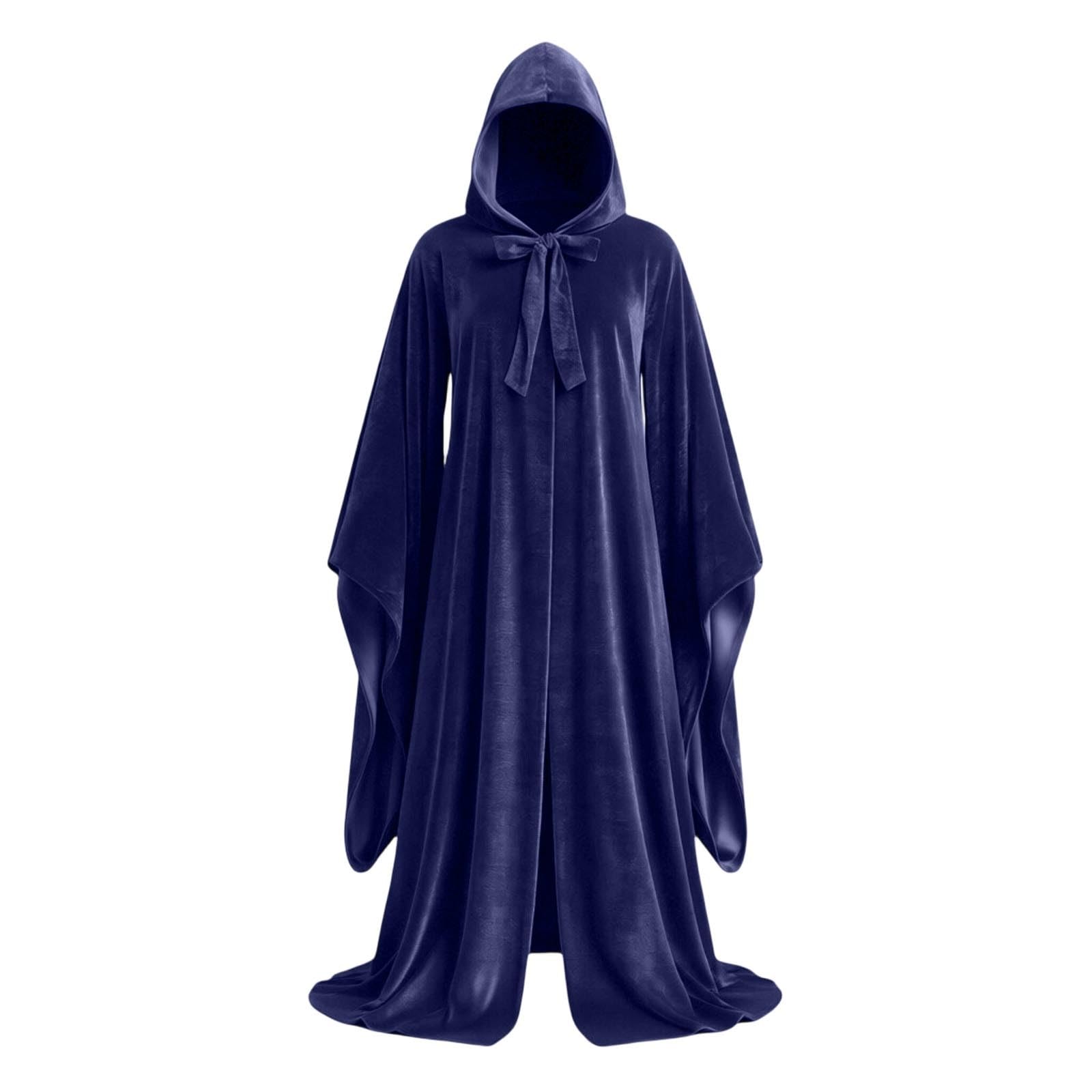 Generisch Eleganter Unisex Umhang für Cosplay, Halloween-Rollenspiele,Einfarbig | weicher Stoff | vielseitig für Kostümpartys & Bühnenauftritte | Einheitsgröße