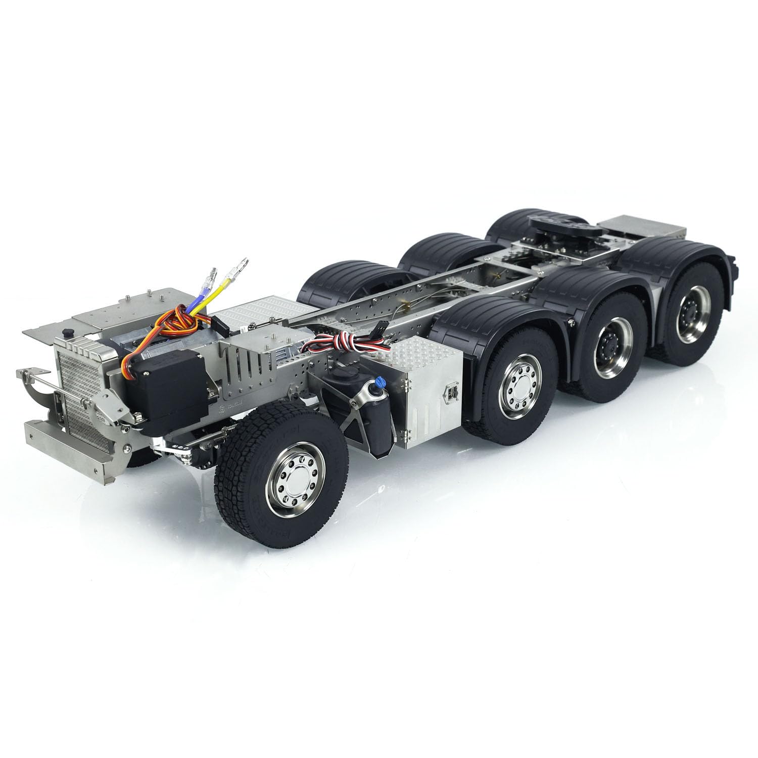 TOUCAN RC HOBBY 1 14 8X8 Metal Chassis for RC Tractor Truck 3363 Car Model 3 Speeds Transmission