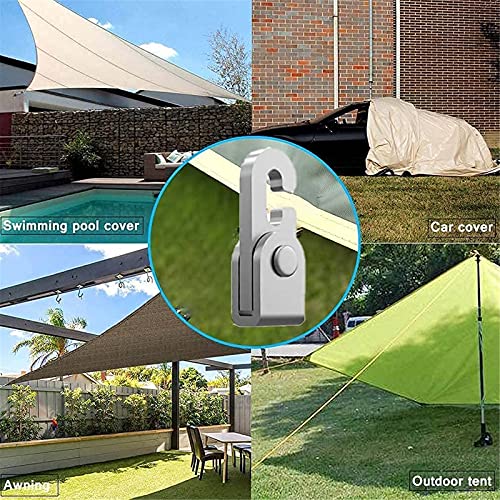 Automatische Vergrendelingshaak, Zelfsluitende Vrije Knoop Eenvoudig Vast Te Maken Touwset, 4 X Touwvergrendelingshaak + 2,5 Mm/5 M Hoge Sterkte Touw X 2 - Image 7