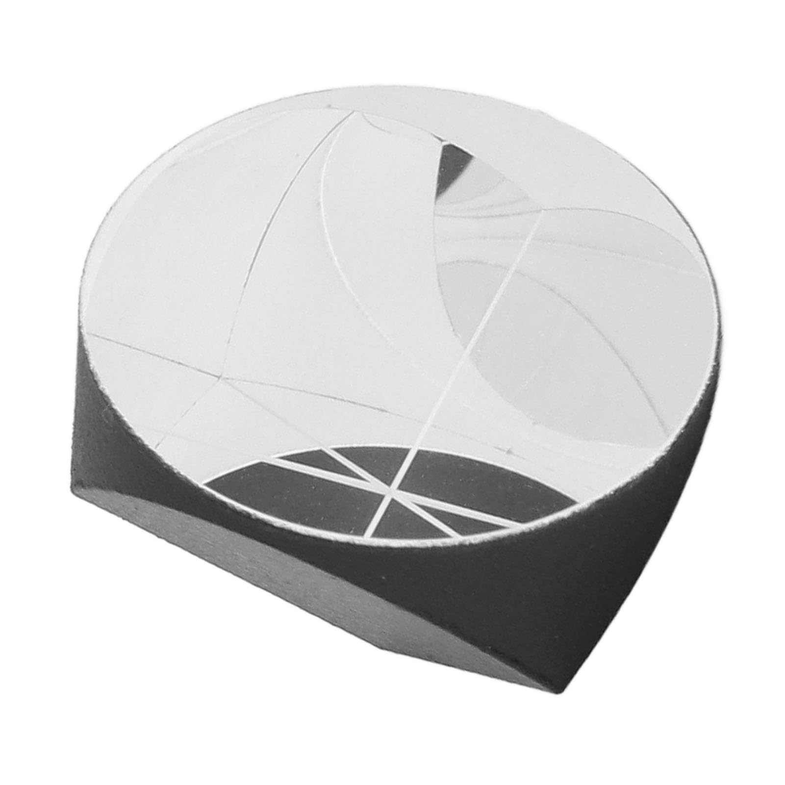 Rétroréflecteur Trièdre Coin Cube Prisme Revêtement en Verre Optique Poli Haute Précision 25,4 Mm Rétroréflecteur Trièdre pour la Mesure Optique