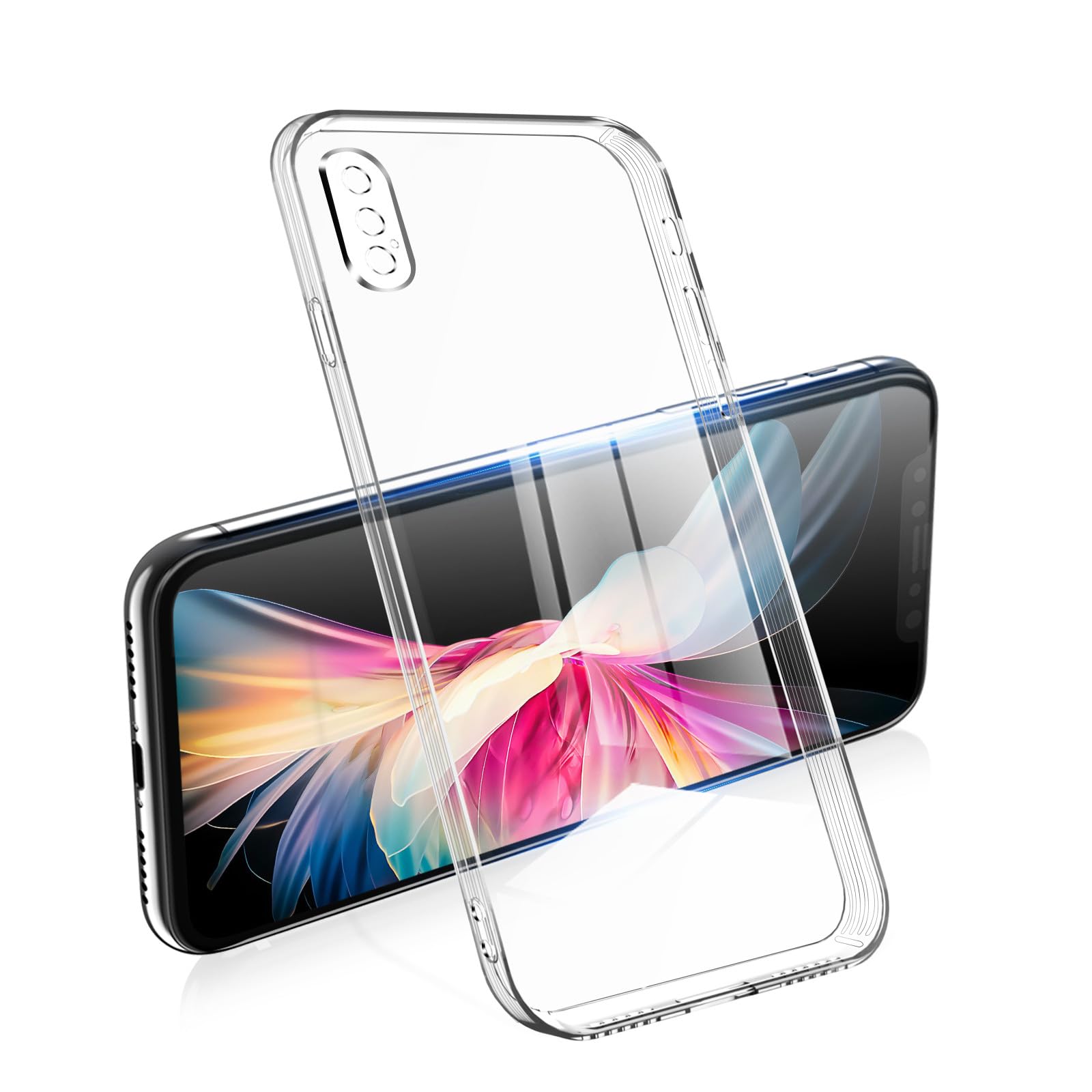 iPhoneケース 【iPhone10.10S対応】 Amazon.co.jp: iPhone XS クリアケース 耐衝撃 iPhoneX 用 ケース 透明