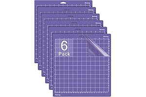6 Pack StrongGrip Cricut Mat 12x12