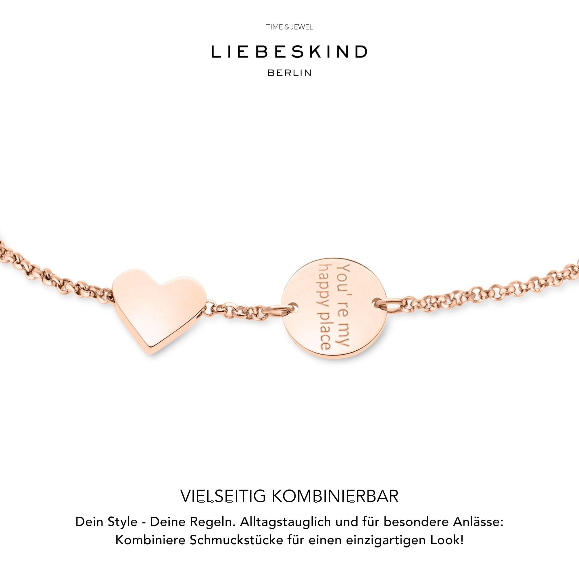 Liebeskind Berlin Damen Armband LJ-1762-B-20 aus Edelstahl in IP Roségold – Bild 3
