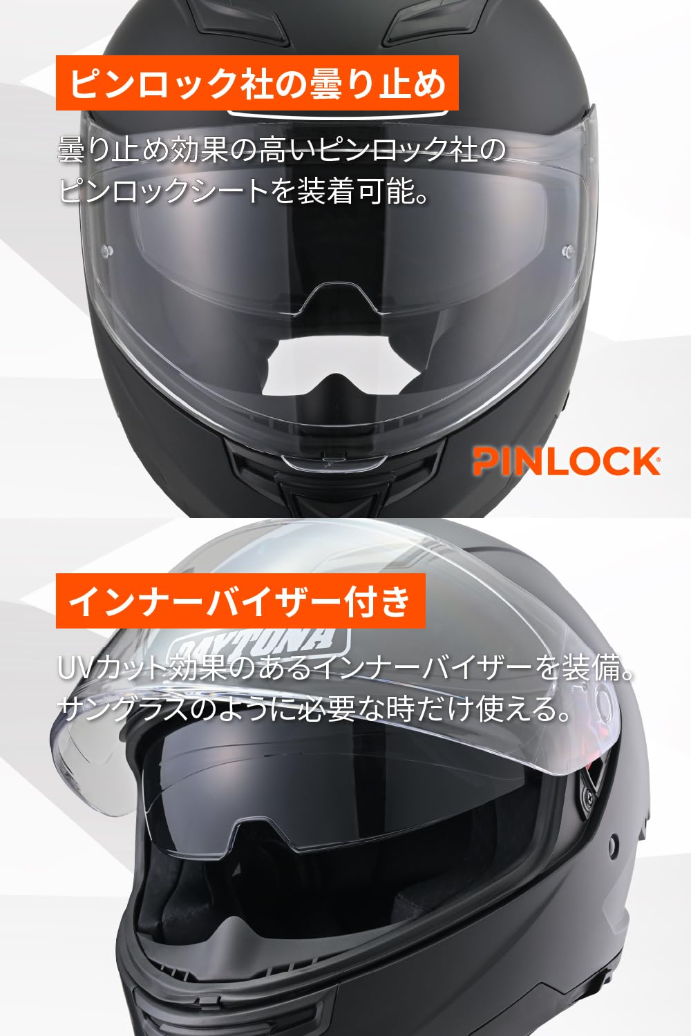 DAYTONA フルフェイスヘルメット マットブラック DN-001RS マットブラック｜株式会社デイトナ
