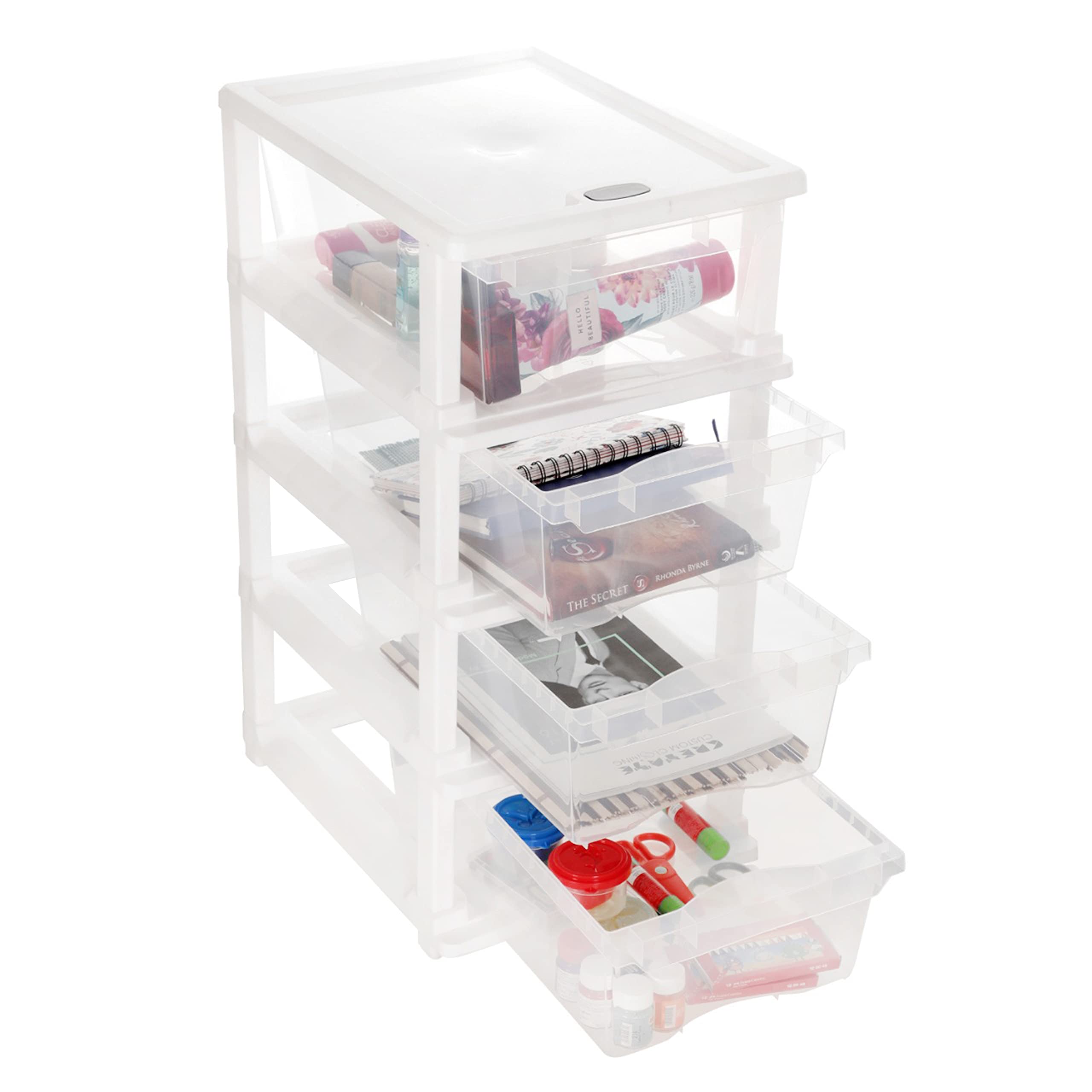Cutting EDGE Plastic Small Modular Drawer Set For Home,Office,Hospital,Parlor,School,Doctors,Home&Kids,Product Dimension When Assembeled(15.5 In X 12 In X 24 In)(4 Layers,Transparent,Rectangular) (B0BFB3HBNK) Amazon Price History, Amazon Price Tracker