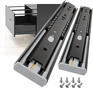 Sponsored Ad - SHUHANG Soft Close Drawer Slides 12 14 16 18 20 22 24 Inch 100lb Load Capacity Self Closing Full Extension ...