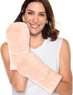 Microwave Heated Gloves for Arthritis Hands, Microwavable Hand Warmers, Microwave Heating Pad for Hand in Cases of Stiff Joints, Microwavable Heated Mittens for Women and Men, Lavender, Pink, Washable