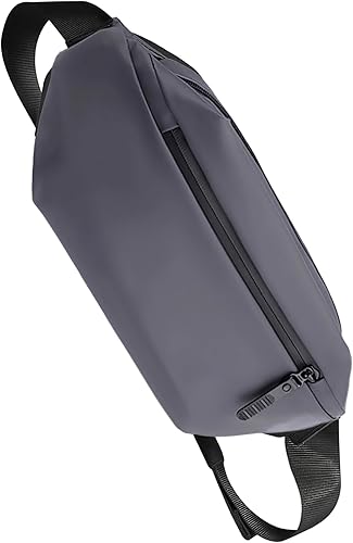 Vista 12 de Riñonera para hombres y mujeres Riñonera ajustable (cinturón de 28 a 63 pulgadas) – Bolsa grande impermeable para senderismo, correr, viajes, Azul