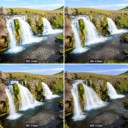 Neewer B06XRVYCPV Fixed Nd Filter Kit 58Mm Nd2 Nd4 Nd8 Nd16 Neutral Density Filter And Accessory Kit, Lens Pen thumb #2