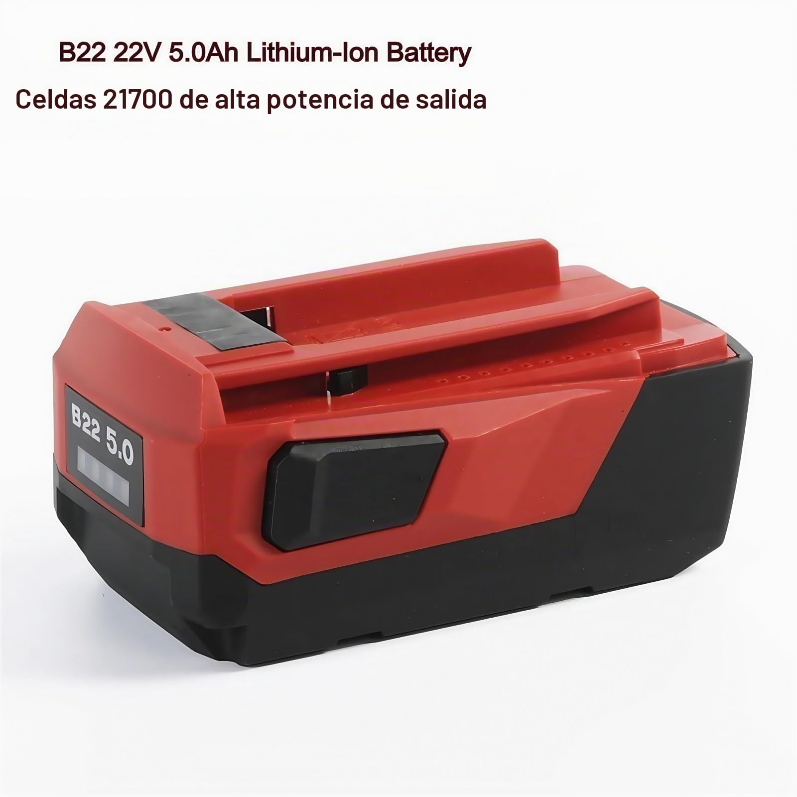 Nueva batería de Iones de Litio de Repuesto de 22 V 5,0 Ah, Compatible con Herramientas inalámbricas Hilti de 21,6 V y 22 V, martillos, taladros for batería de Herramientas eléctricas B22 de 22 V