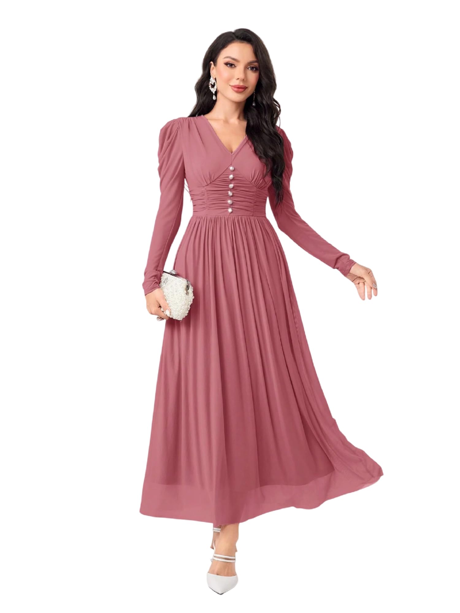Stylish One Piece Long Maxi Dress for Women (K-177-180)
