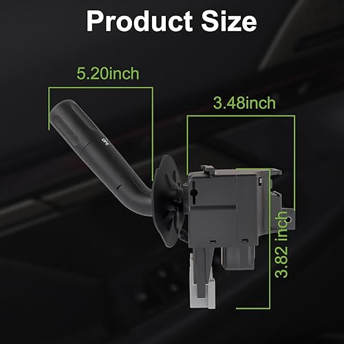 Miniatura 5 de 4L3Z13K359AAA Palanca de limpiaparabrisas de señal de giro multifunción interruptor de combinación de control apto para Ford F150 2004-2005