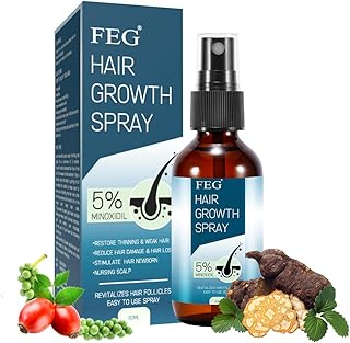 5% Minoxidil Hair Growth Serum Spray | Minoxidil For Men and Women Hair Beard Biotin Regrowth Serum Treatment For Getting Thicker Healthier Hair Growth Oil