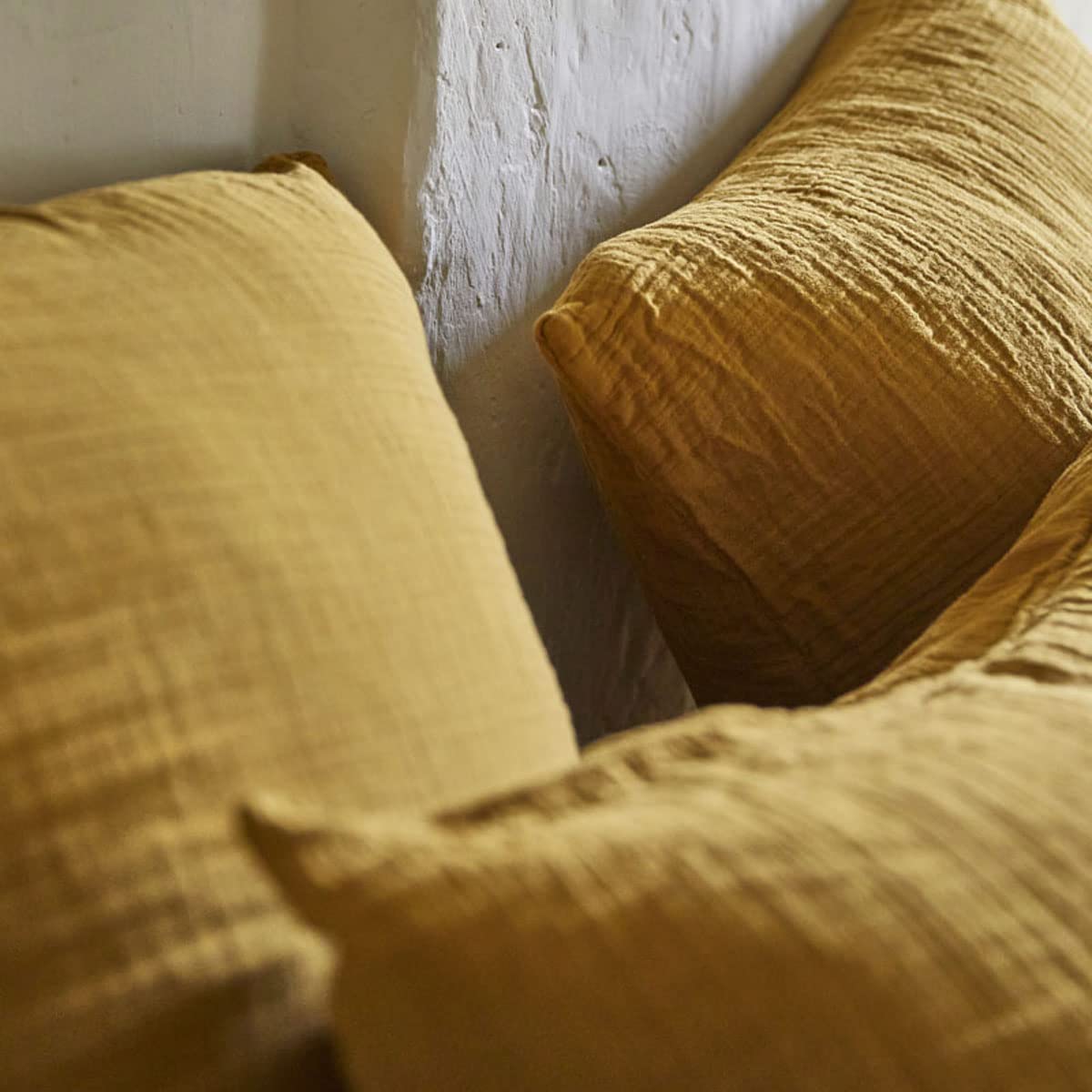 Cotton Gauze Tenderness Camel Cushion Cover 50 x 75 cm - Image 4