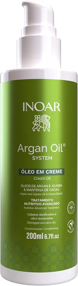 Inoar, Argan Oil System Óleo Em Creme 200ml