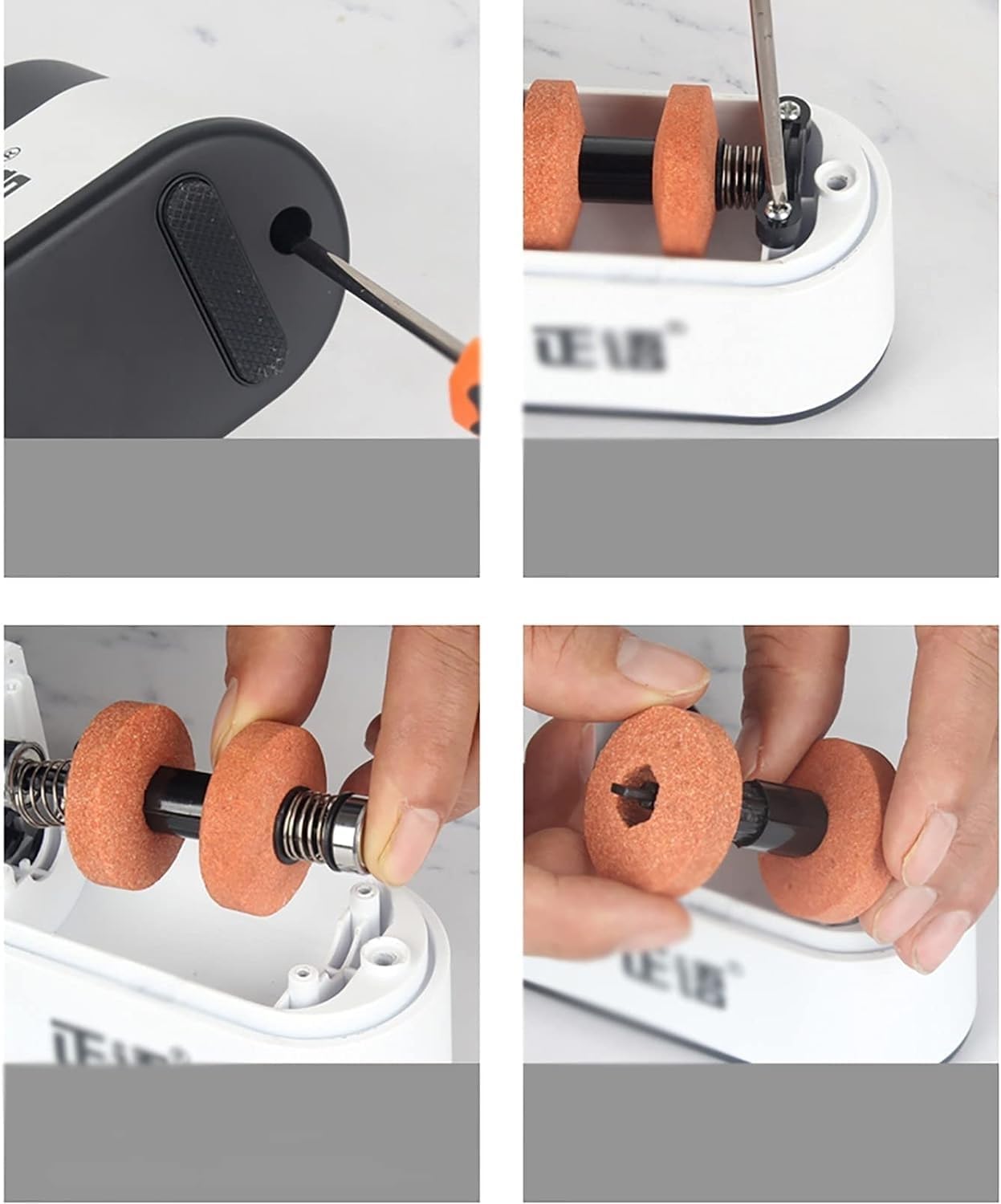 Knife Sharpener Electric Knife Sharpener Household Small Quick Knife Sharpener Fully Automatic Kitchen Knife Sharpener Convenient and Practical